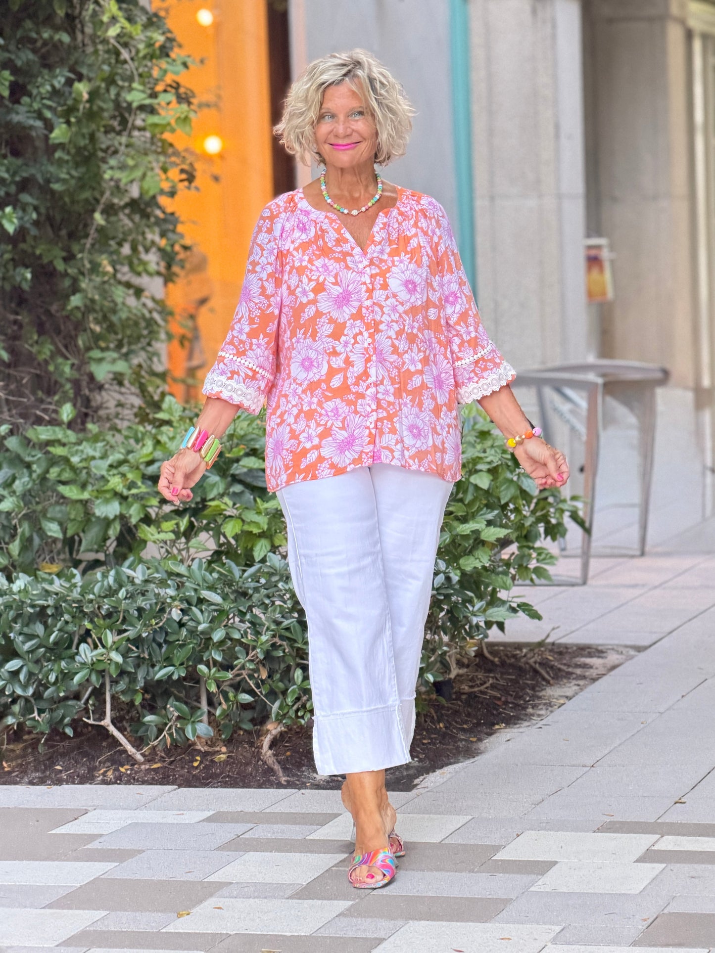 MANDARIN MULT FASHION TOP
