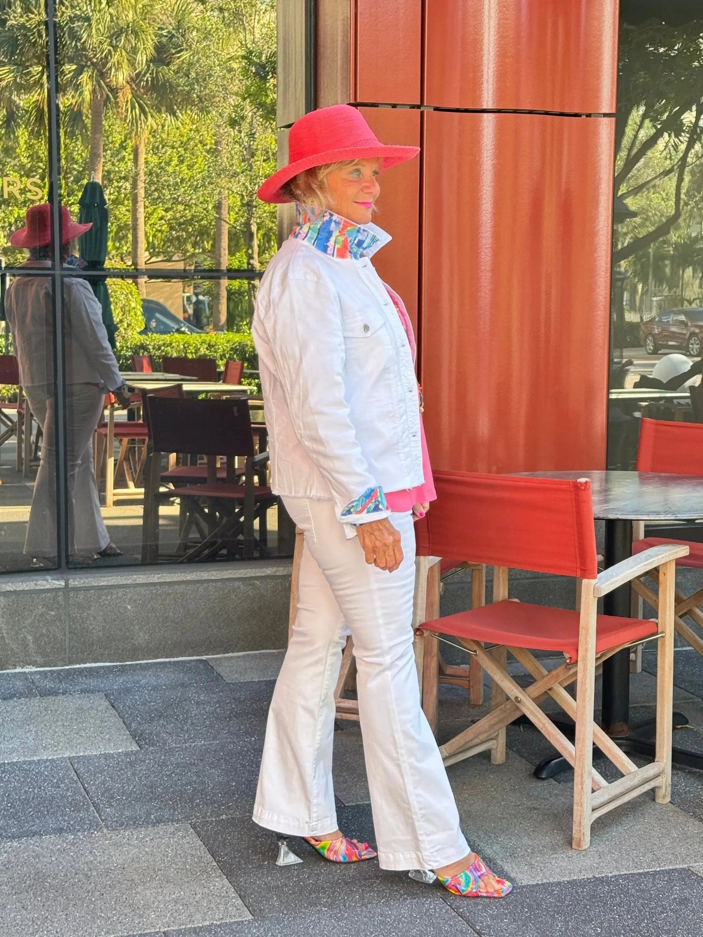 NEXT LEVEL WHITE FLARE JEANS