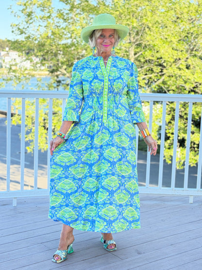 SEA GLASS TREASURE COLLAR MAXI