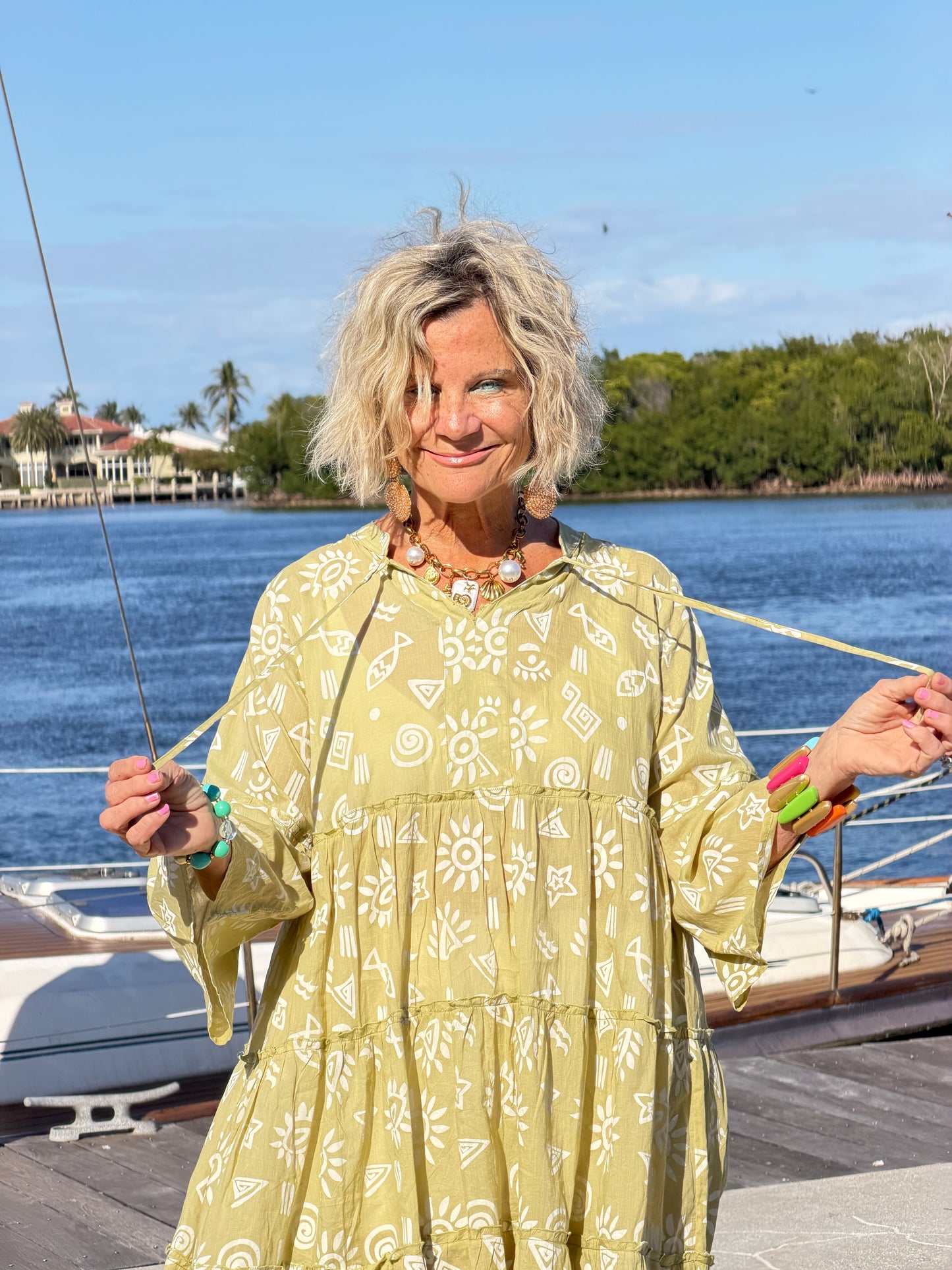 SOUTHERN CHARM COTTON DRESS