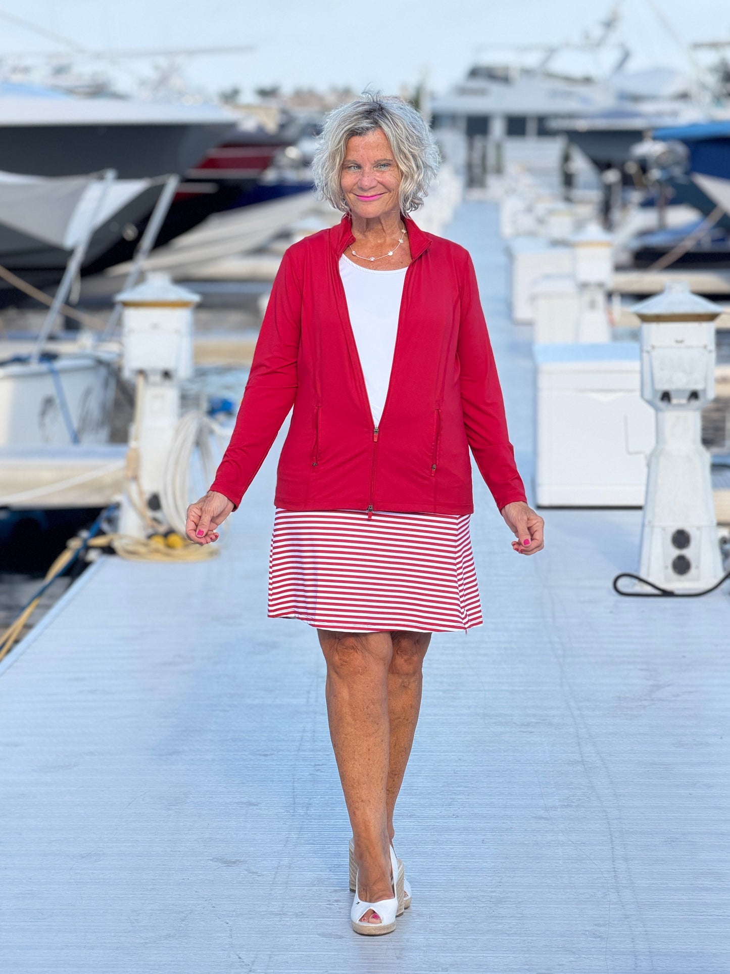 REGATTA RED STRIPE SKORT