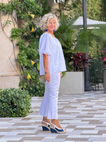 SUMMER WHITE FASHION TOP