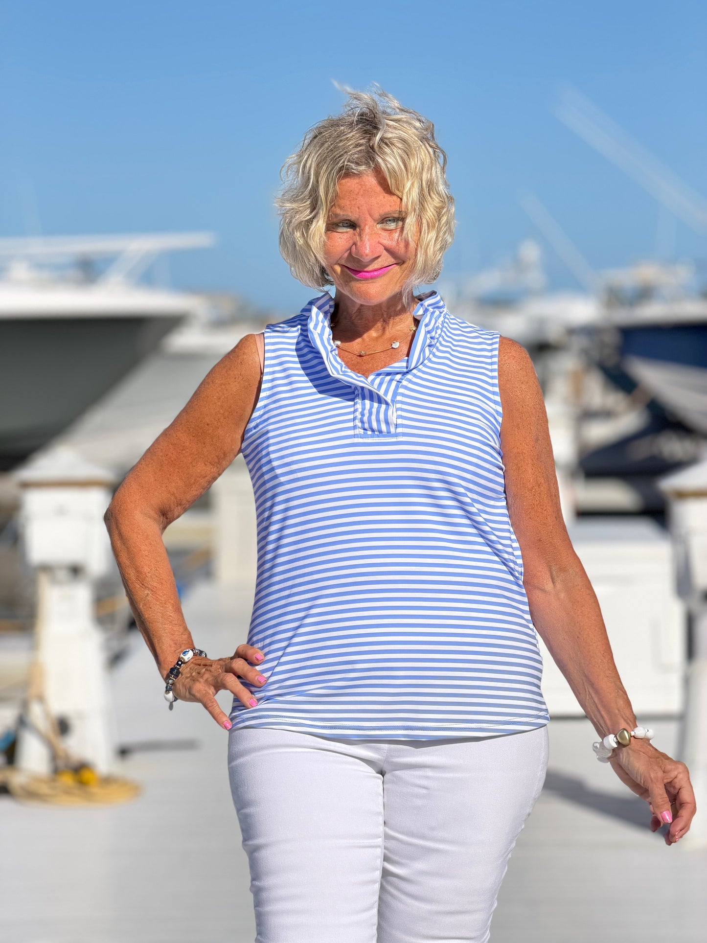 MARINA PERRI RUFFLE TOP