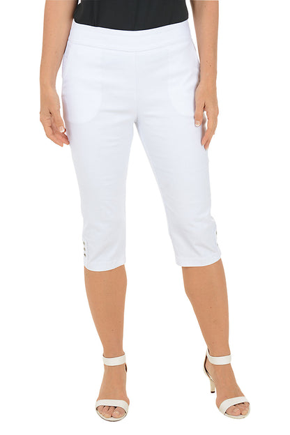 Triple Grommet Hem Clamdigger Pant