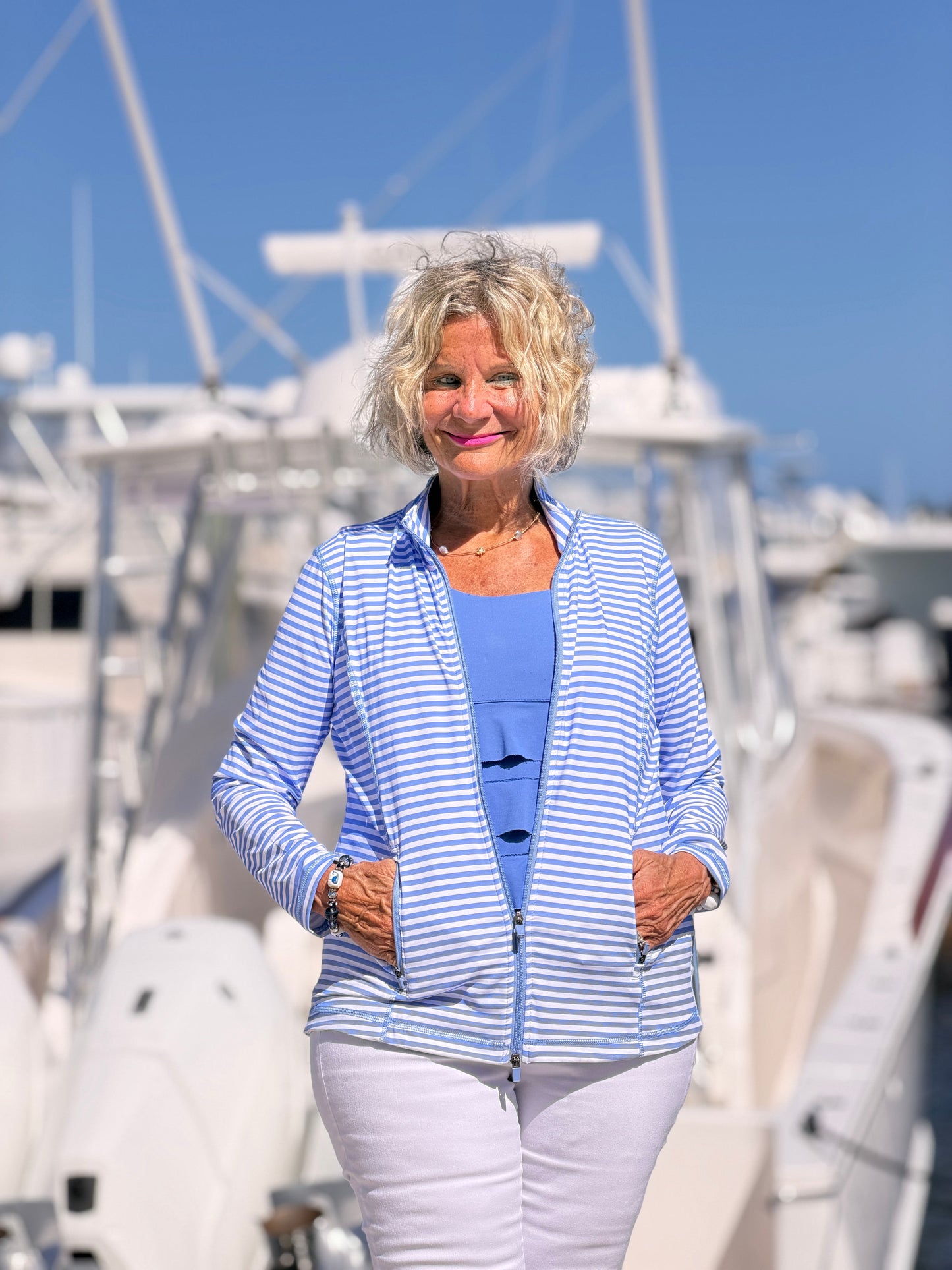 MARINA PERRI FULL ZIPPER JACKET