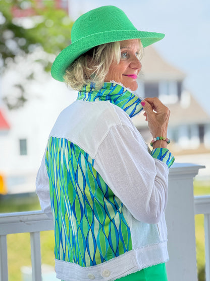 SEA GLASS WAVES JACKET