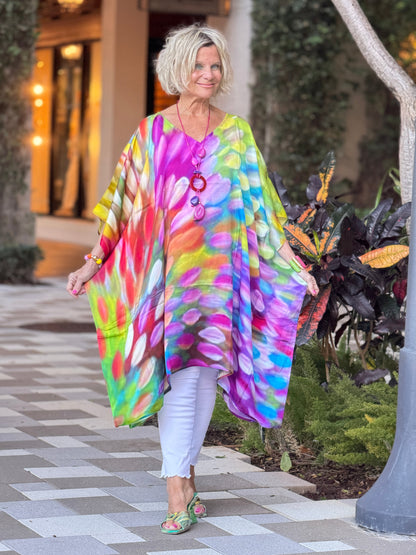 Painted Ovals Modal Kaftan