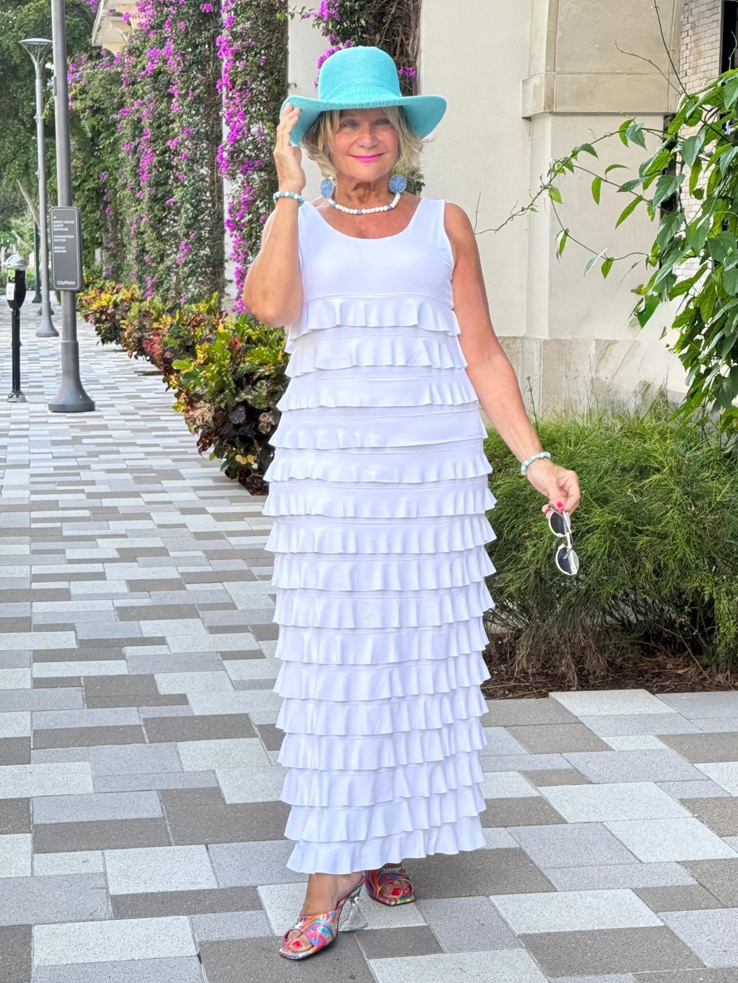 LULU-B WHITE CHA CHA MAXI DRESS