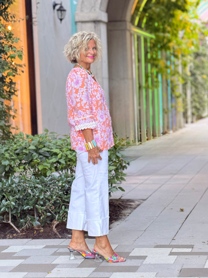 MANDARIN MULT FASHION TOP