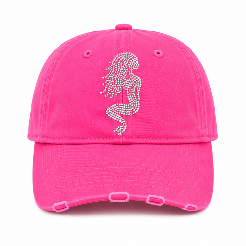 PINK BLING MERMAID HAT