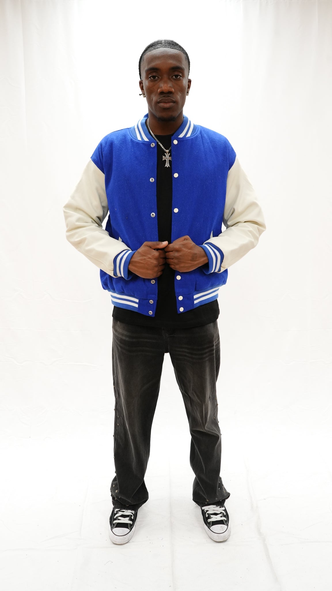 Heavy Leather Varsity Jacket
