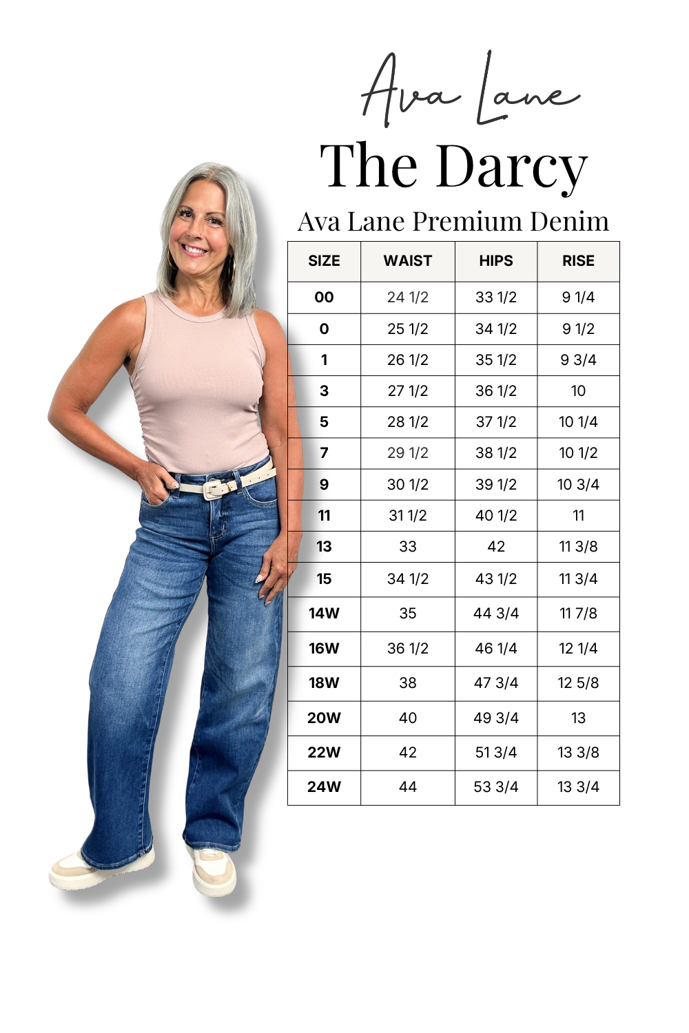 The Darcy Mid-Rise Tummy Control Barrel Jeans