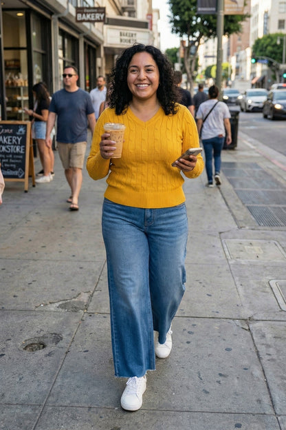 The Drew Low-Rise Tummy Control Wide Leg Jeans - Three Inseams