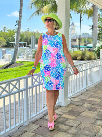 SALINA REEF SHIFT DRESS