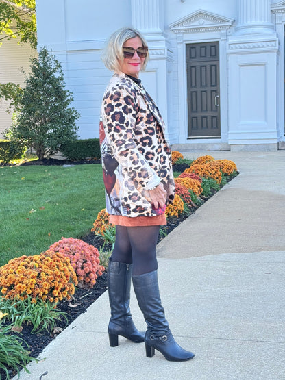 One Size Urban Wild – Leopard Print Blazer