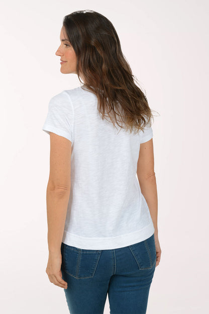 White Sea Turtle Cotton Tee
