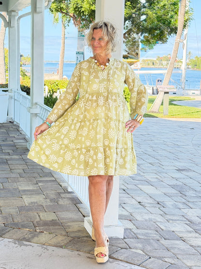 SOUTHERN CHARM COTTON DRESS