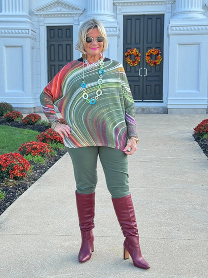 OLIVE POCKET LEGGINGS
