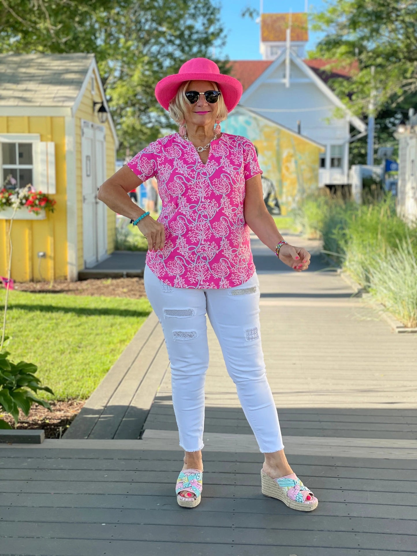 PINK LANE SHORT SLEEVE