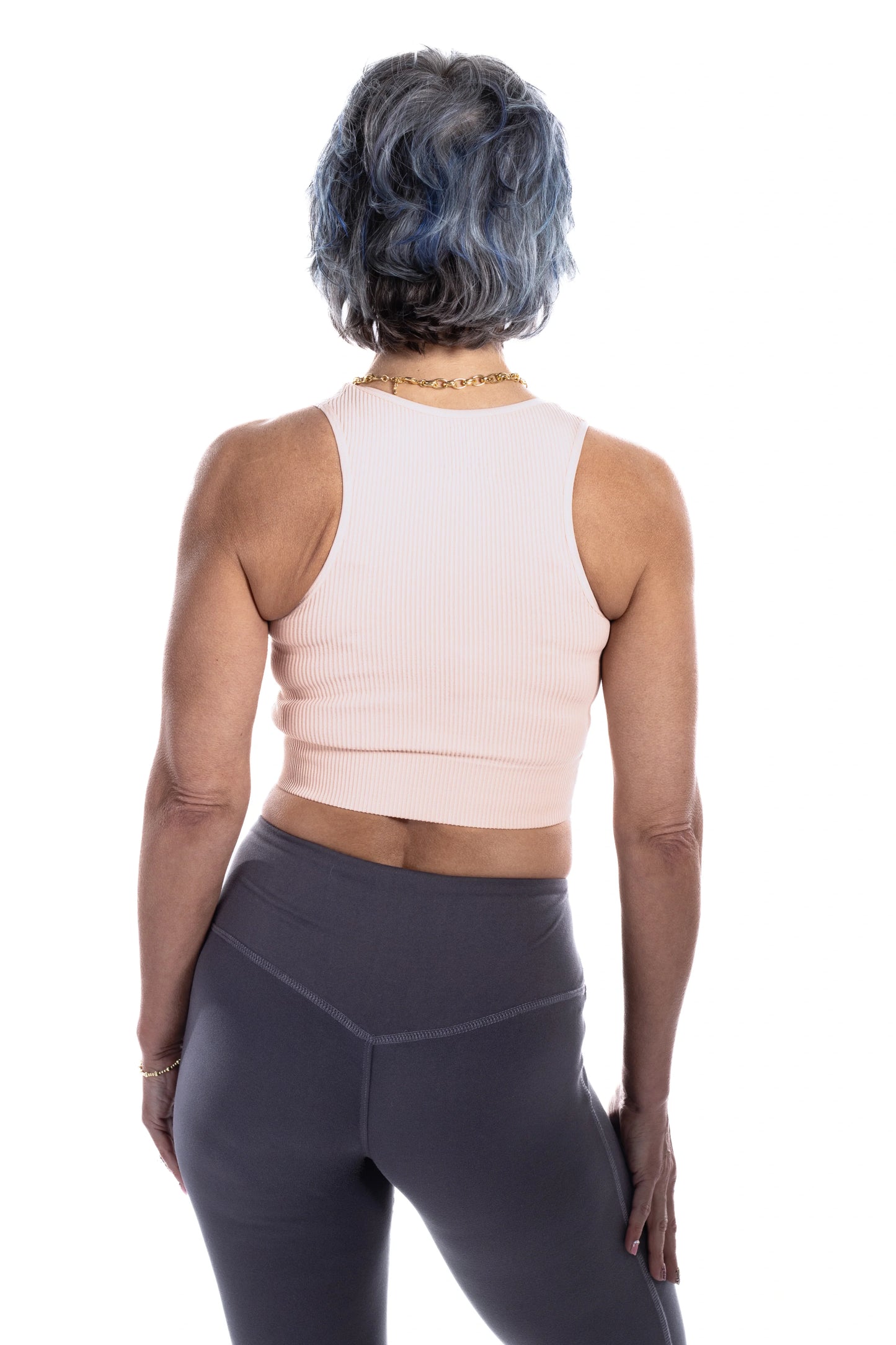 Women's V-Neck Ribbed Bralette