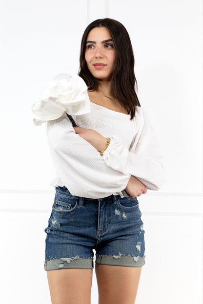 I'll Take Care Of You Women's Puffy Long Sleeve Top