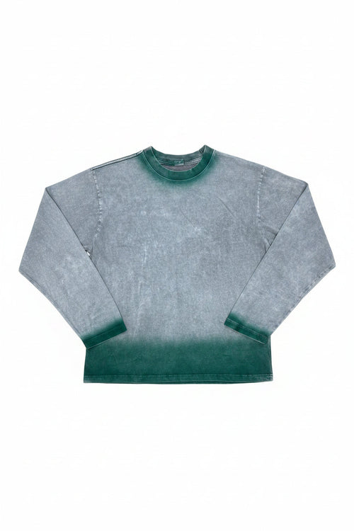 Grey/Green Two-Tone Long Sleeves