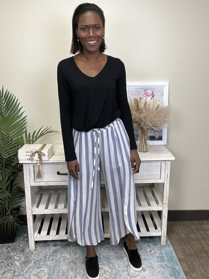 Easy Going Women's Flowy Striped Pants