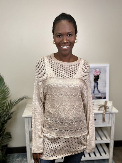 Comfortably Cute Women's Crew Neck Sweater