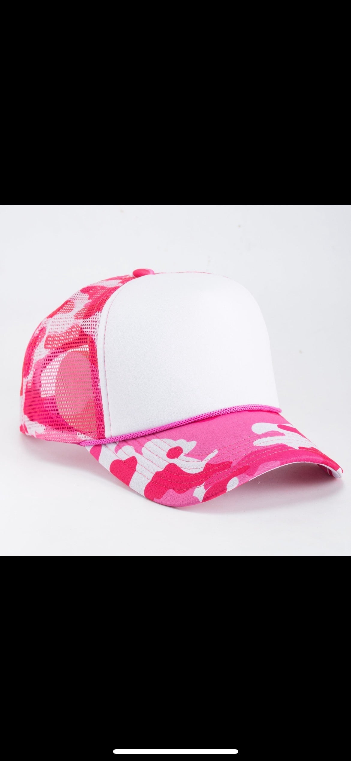 Pink Camo Hats
