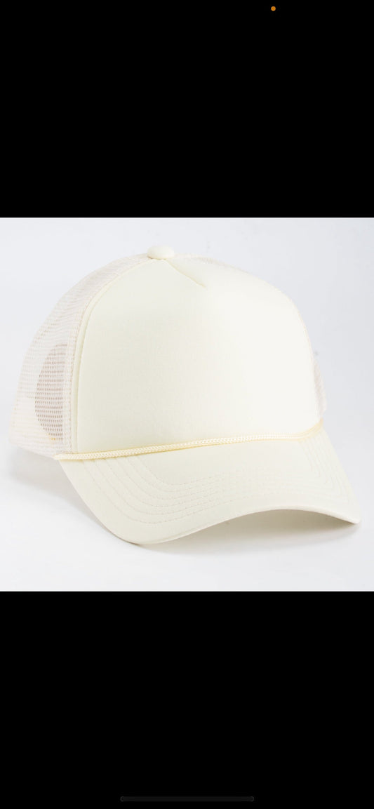 Cream Hats