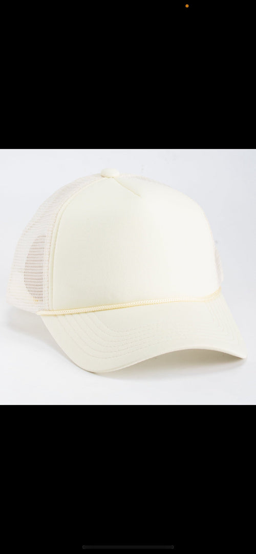 Cream Hats