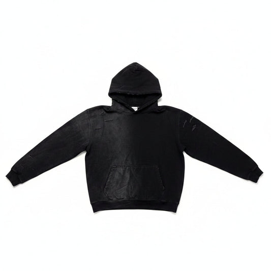 Blackout Distressed Hoodie