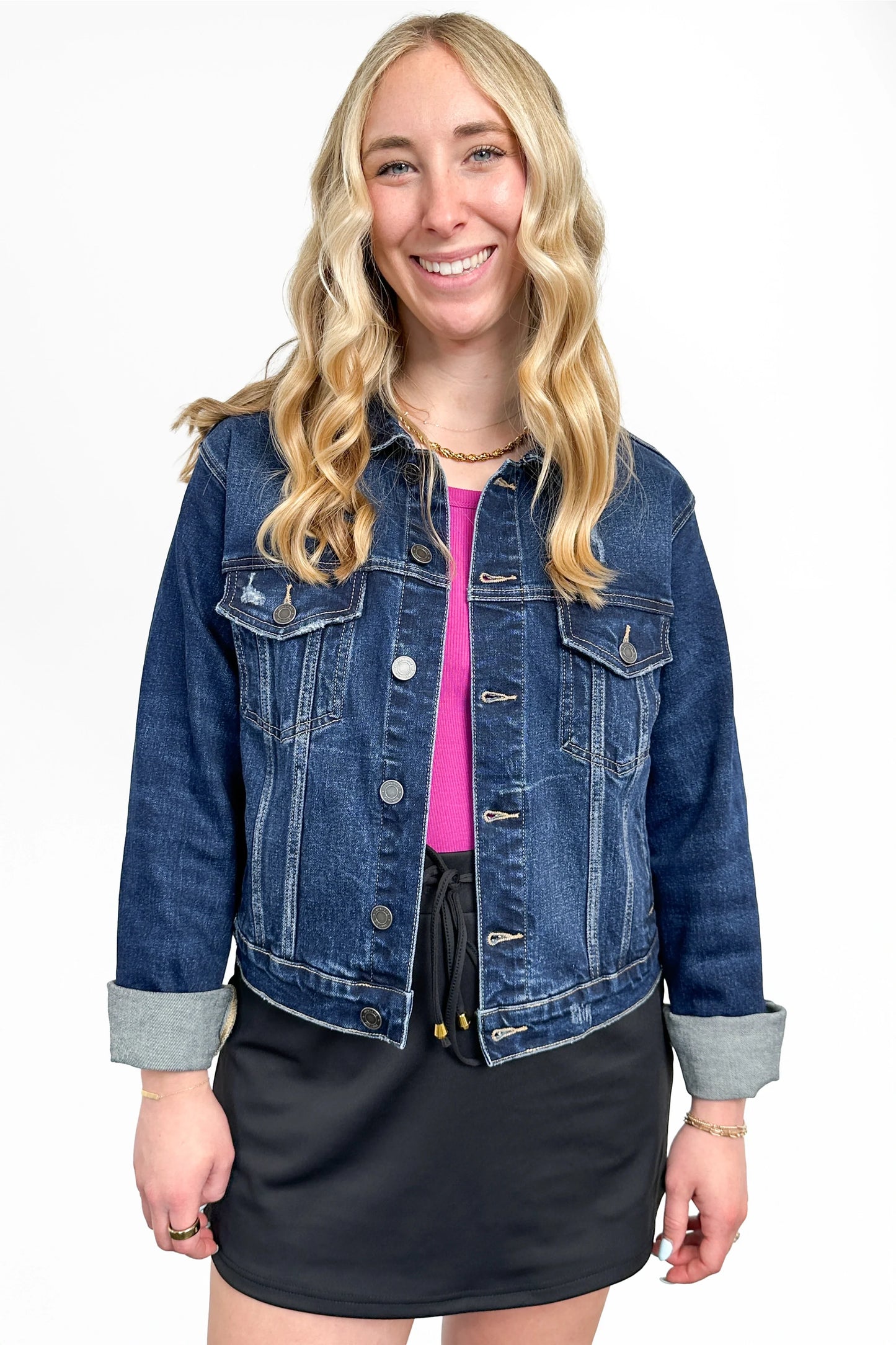 The Lettie Dark Wash Denim Jacket
