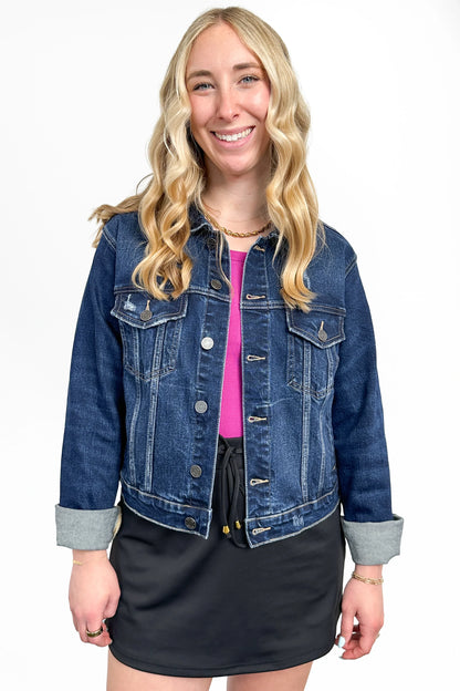 The Lettie Dark Wash Denim Jacket