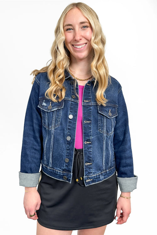 The Lettie Dark Wash Denim Jacket
