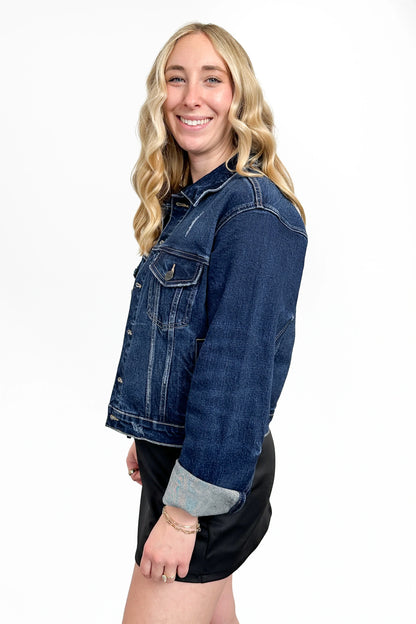 The Lettie Dark Wash Denim Jacket