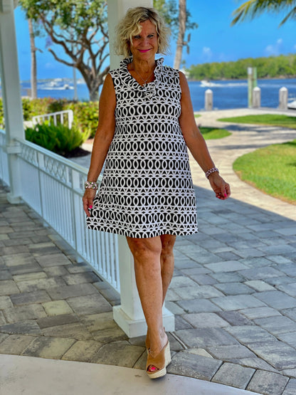 SANDBAR RUFFLE DRESS