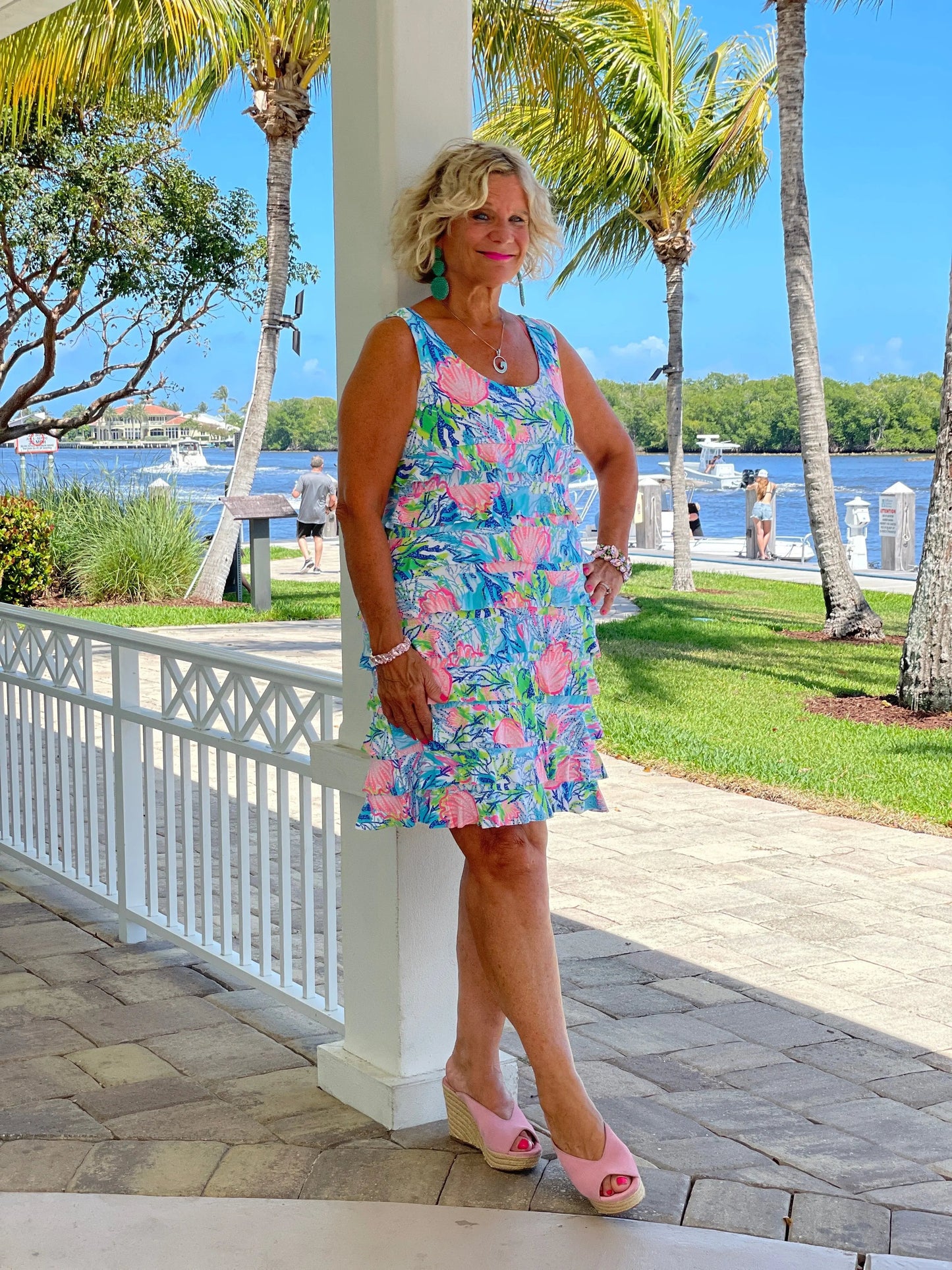 SEASHELL BEACH  LAYERED RUFFLE