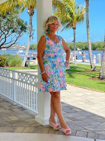 SEASHELL BEACH  LAYERED RUFFLE