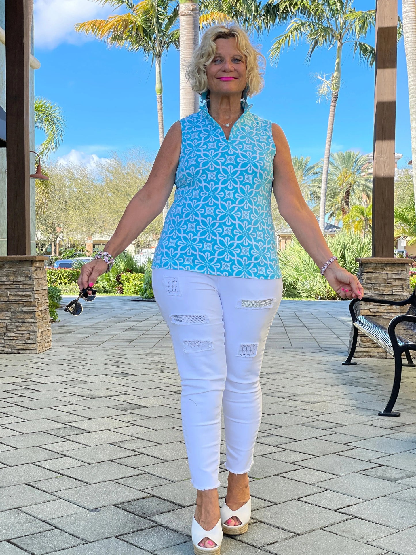 OCEAN MILE SLEEVELESS ZIPPER