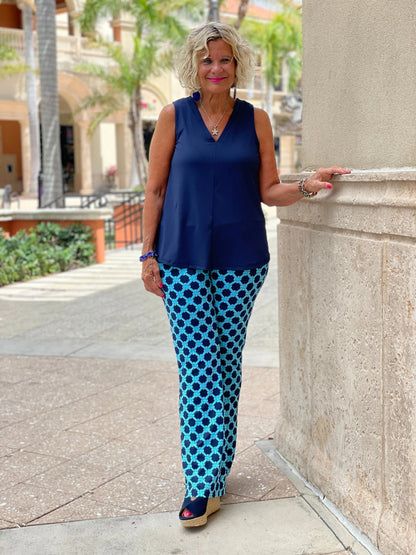 SEASIDE BLUE PALAZZO PANT
