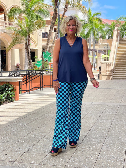 SEASIDE BLUE PALAZZO PANT