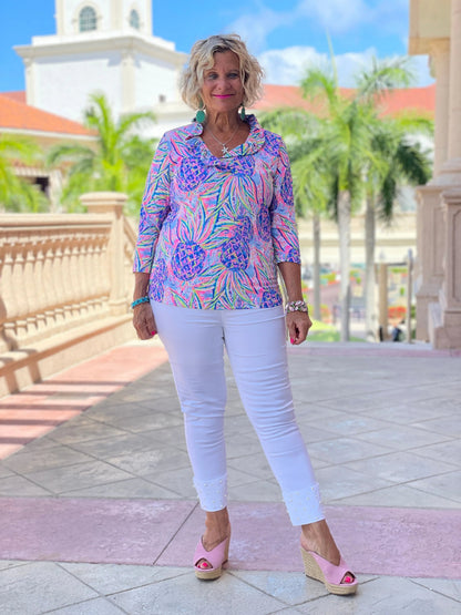 PINK PINEAPPLE DREAM 3/25 RUFFLE