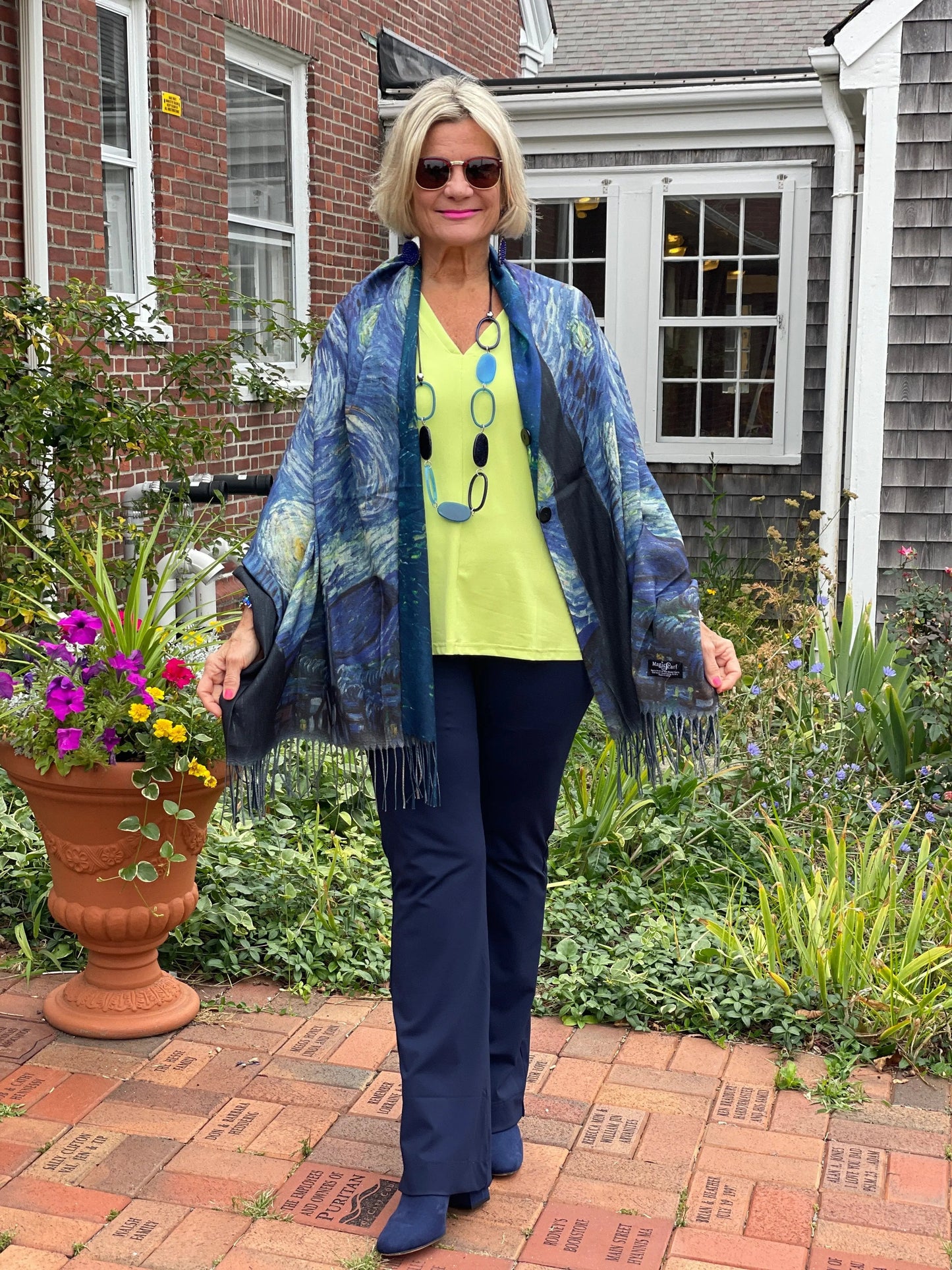 RIVER CRUISE REVERSIBLE SUEDE CLOTH WRAP