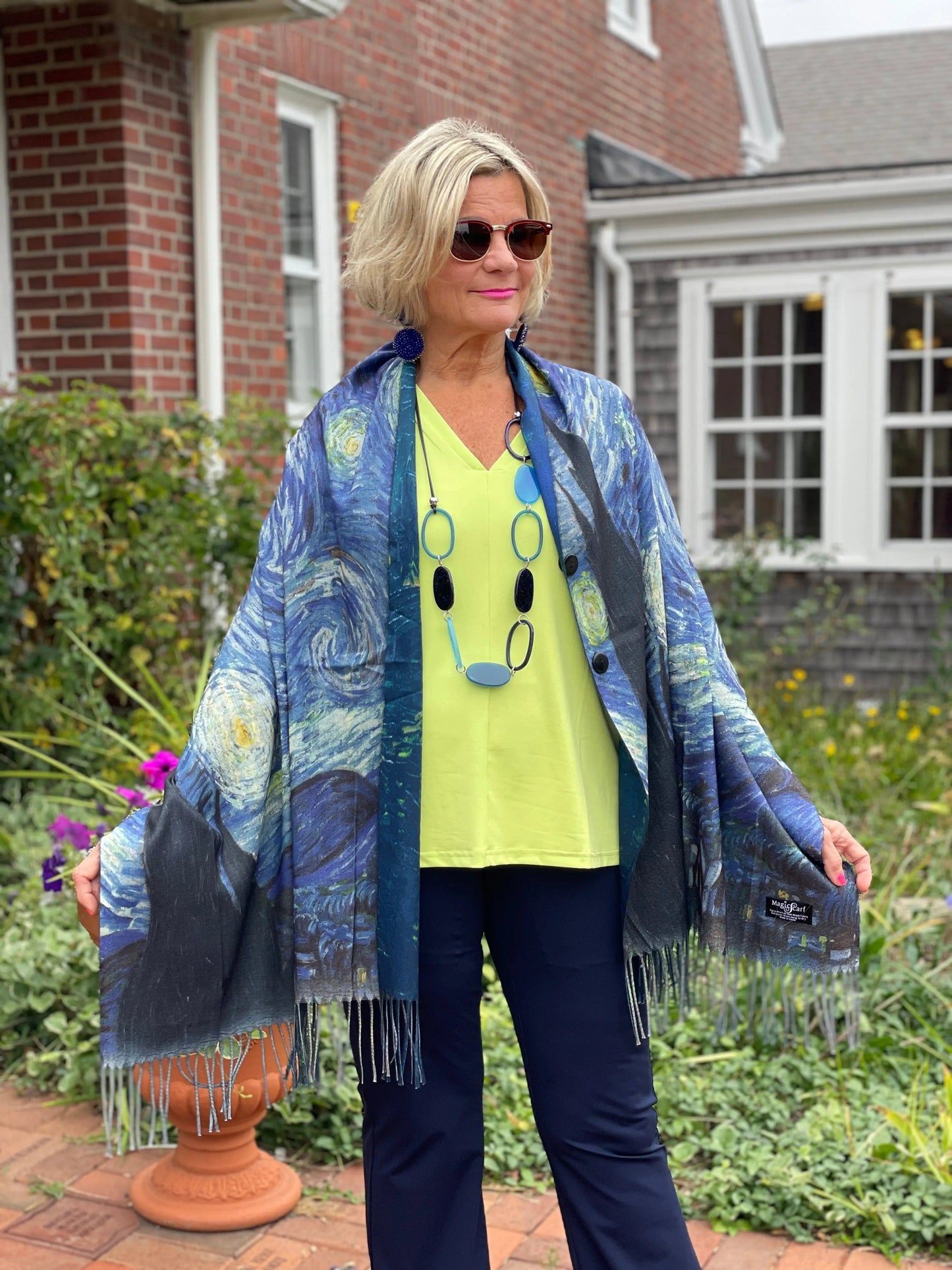 RIVER CRUISE REVERSIBLE SUEDE CLOTH WRAP