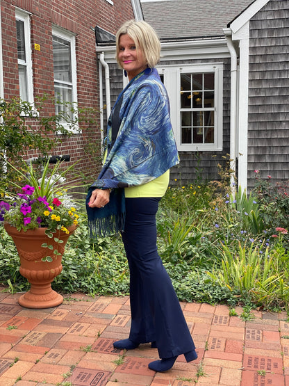 RIVER CRUISE REVERSIBLE SUEDE CLOTH WRAP