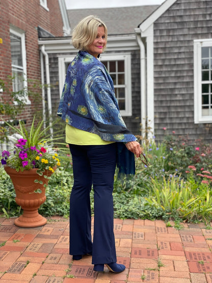 RIVER CRUISE REVERSIBLE SUEDE CLOTH WRAP