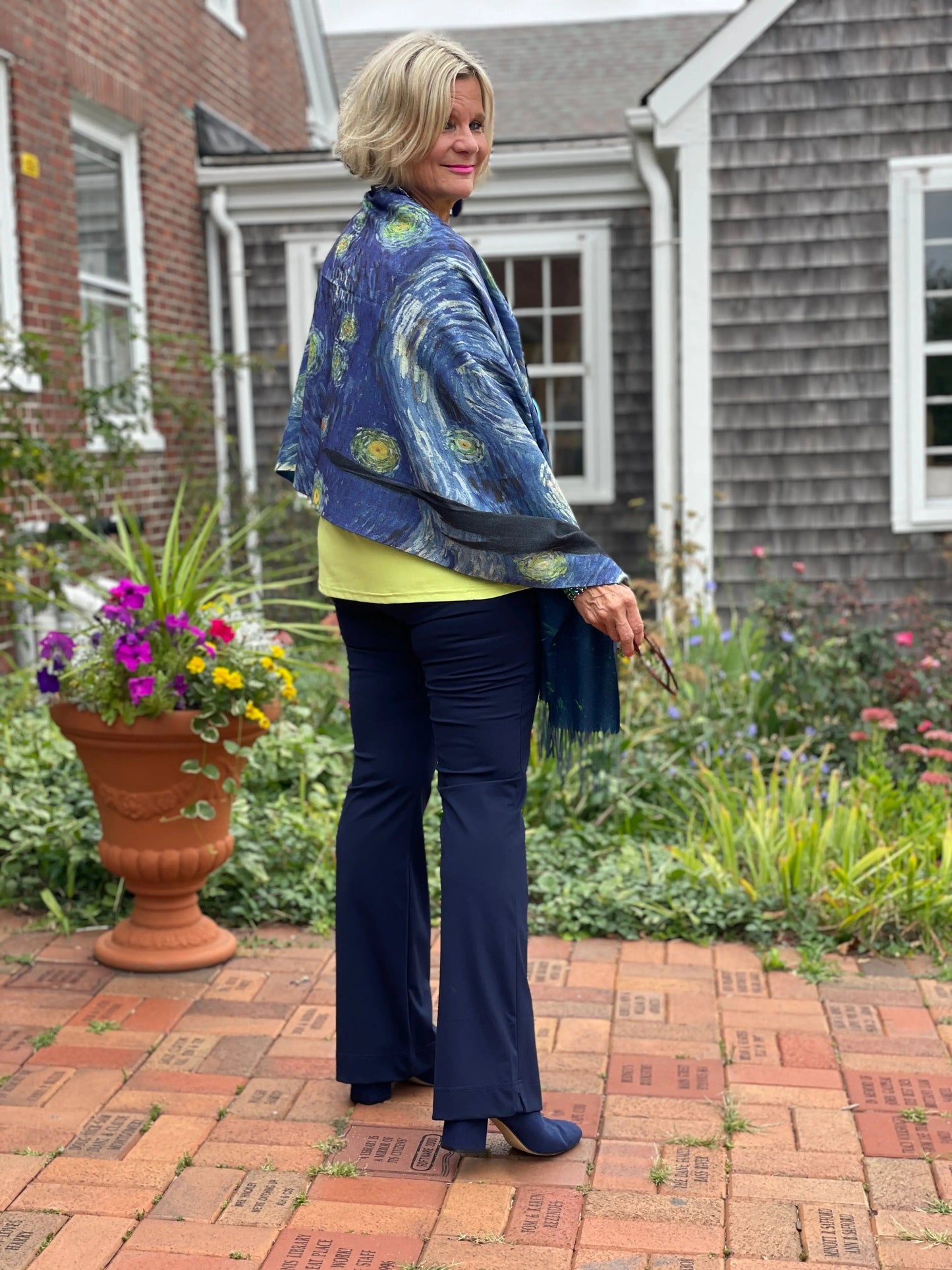 RIVER CRUISE REVERSIBLE SUEDE CLOTH WRAP