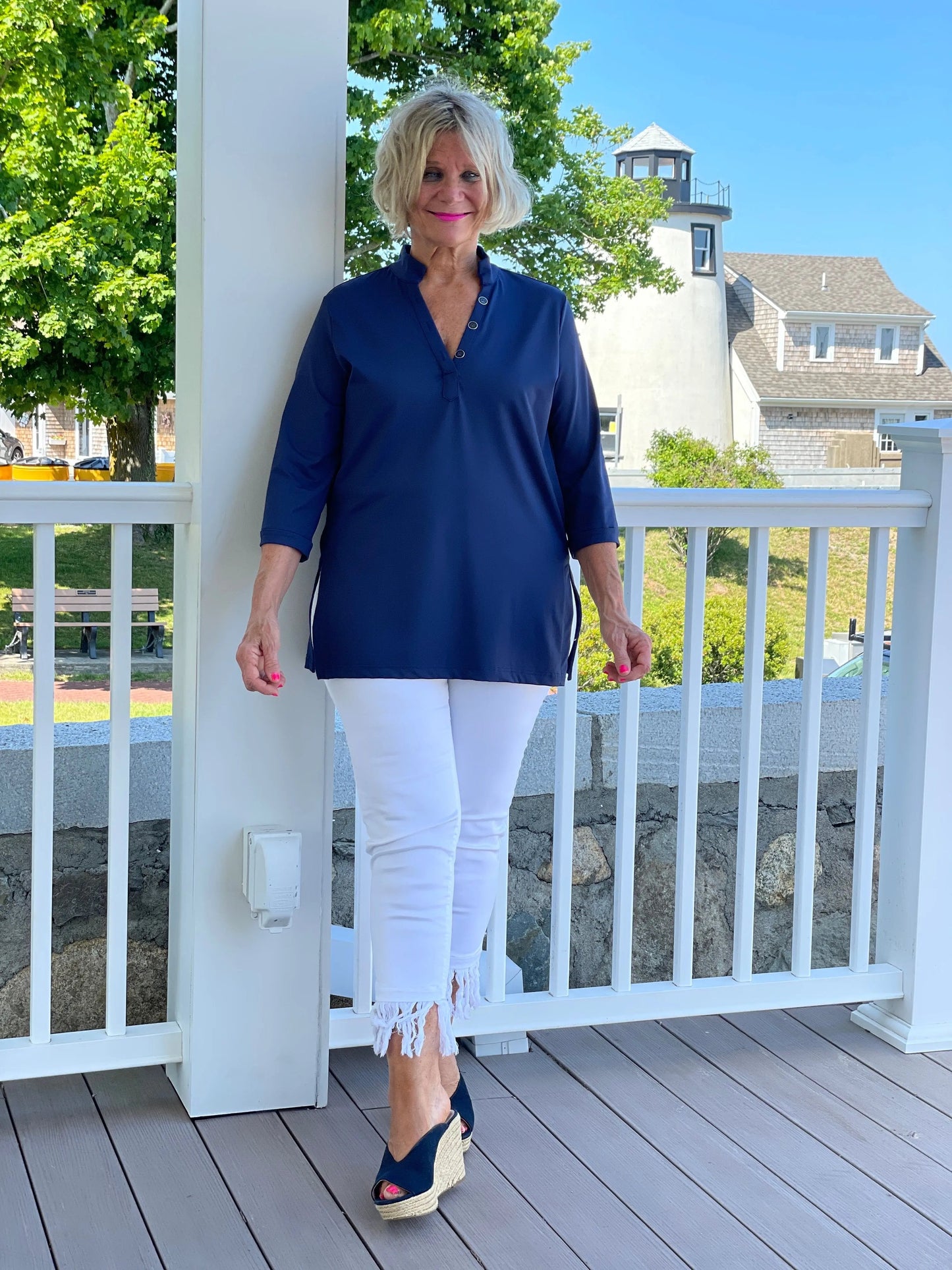 NAVY TUNIC