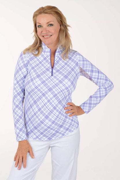 Tony Plaid UPF50+ Sun Shirt